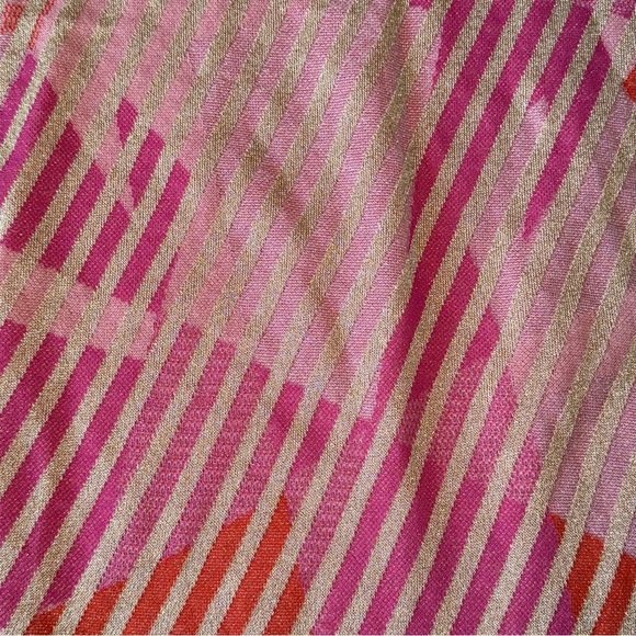 MISSONI Metallic Crochet Knit Mini Skirt size 40 Small - Picture 6 of 6